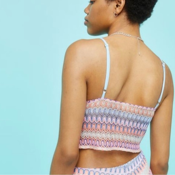 H&M Crochet-look Tie-detail Top size XL - Picture 4 of 11